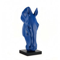 Horse Head Sculpture Realistic Horse Head Statue Substantial Bust for Art Collectors, Lobby Area, Entryway, Reception Area