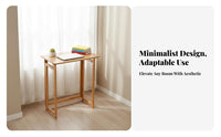Foldable Desk and Chair Set Space-Saving Computer Table Portable for Study Area
