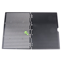 Hinged Side Braille Writing Board Lightweight Braille Writing Slate Portable Accessibility Tool Compact for Blind People