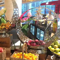 工厂直营店不锈钢酒店火锅刺身盘冷餐盘自助餐水果沙拉果盘轻奢风