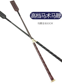 高档马术马鞭骑马鞭子障碍鞭骑士马鞭障碍赛马鞭皮鞭小皮鞭骑马鞭