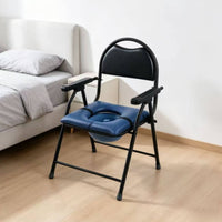 Waterproof Toilet Cushion Pressure Relief Commode Chair Seat Pad Easy to Clean