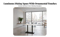 Cafeteria Table and Chair Combo Long-Lasting Table Surface Business Furniture Easy to Clean Stackable Chairs for Employees