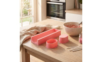 3 Pieces Uniform Cake Ball Mold with Pusher Plastic Cake Ball Mold Reusable Food-Grade for Bakers