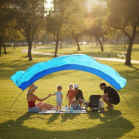 Beach Canopy Tent Curved Tunnel Canopy Tent Slim Poles for Sand