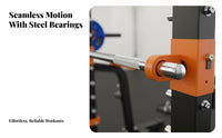 Comprehensive Linear Machine Heavy Duty Linear Machine Exercise Rig Combo Double Pulley System Multi-Functional Strength for Fitness Enthusiasts