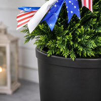 Potted Spiral Topiary Decorative Ribbon Bows Artificial Topiary Tree