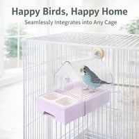 Bird Bath Tub Hanging, Bath Cage for Parrots, Small Birds Canary Budgies, Bath Tub Hanging Bathtub,  - Image 8
