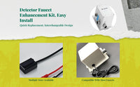 Automatic detector faucet detector, touchless induction control box, water-saving replacement part, easy to install, suitable for bathroom sink or kitchen faucet