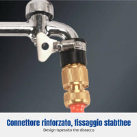 Universal Quick Faucet Connector, No-Thread Adapter, Washing Machine Hose