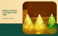 Crystal LED Night Light, portable, warm glow
