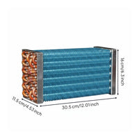 Refrigerator Condenser Coil Finned Tube Heat Exchanger