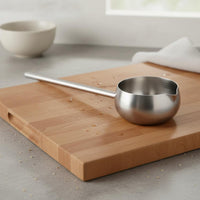 Hot Oil Pouring Ladle Heat-Resistant Stainless Steel Oil Ladle Rust-Proof