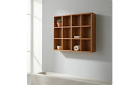 Grid Display Cabinet Space-Saving Grid Display Cabinet Easy to Clean Storage Unit for Bedroom