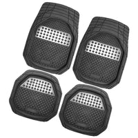 Universal PVC Anti-Slip Car Floor Mat, Thickened, Transparent, 5-Piece Set