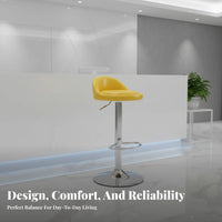 Adjustable Rotating Stool with Backrest Modern Design Counter Chair Nordic aesthetic