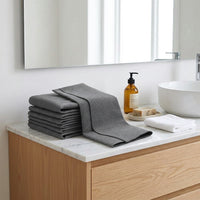 Island Silk Microfibre Cloth for Glass, Reusable Stitched Border Microfibre Cloth, Streak-Resistant Drying Towel Car Detailing Tool