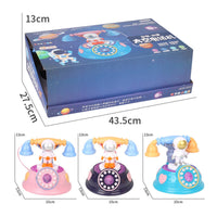 Educational Story Phone Toy Interactive Kids Learning Phone Simulated Design Toy Telephone Music and Sounds for Preschool