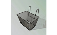 Front Basket with Hooks Hanging Wire Mesh Bike Basket Steel for Errands