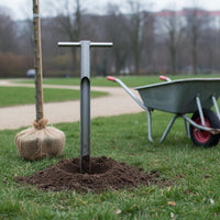 Manual Soil Auger Easy to Use Ground Boring Tool Heavy Duty Steel
