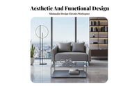 Modern design Sofa and Coffee Table Combination Professional Appearance Office Furniture Padded Armrests Reception Seating sturdy Frame for Business Owners, Corporate Buyers, Guests, Negotiation Area, Waiting Room, Lobby