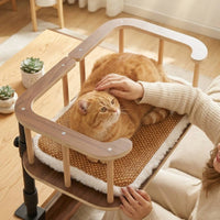 Feline Desk Bed Space-Saving Table Clamp Feline Bed Easy Installation