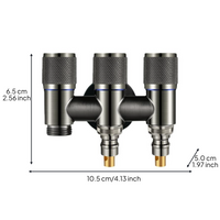 Brass Angle Valve, Multi-Connector Water Distributor