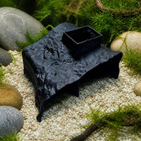 Ultra-Clear Glass Aquarium Fish Tank with Ecological Landscape Decoration for Home Living Room