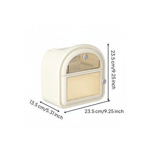 Bathroom Tissue Box with Storage Space Saving