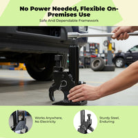 Air-powered portable tire changer