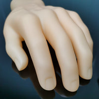 手模道具创意肤色哑光弯曲双手仿真手模道具戒指手饰品陈列展示手
