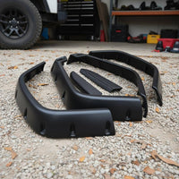 4 Pieces Jeep T and J Wheel Arch Rust Resistant Wheel Well Liner Trim for Mud