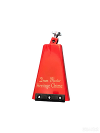 8.5 Inch Red Cowbell Percussion Instrument with Beater