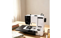 Electric Sewing Machine Easy to Use Tabletop Overlock Stitching Appliance Compact Appliance for Beginners, Hobbyists