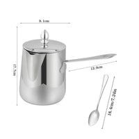 Latte Art Pitcher Ergonomic Handle Espresso Steaming Pitcher Heat Resistant