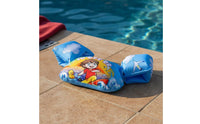 Non-Inflatable Kids Swim Vest with Arm Wings Cartoon Print Children's Puddle Floater Toddler Floaties Vest for Toddlers, Beginners, Beach, Water Park