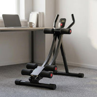 Foldable Abdominal Contraction Machine Padded Foam Rollers Fitness Exercise Gear