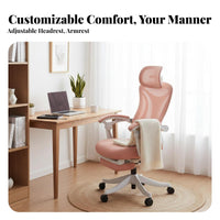 Ergonomic Reclining Chair with Footrest cradle Computer Seat Adjustable neck restrest 350lbs Weight Capacity for Workstation