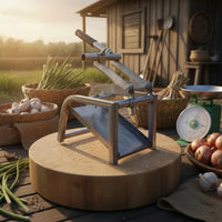 Double Blade Garlic Cutter Multi-Function Garlic Base Cutter Easy to Use Crop Cutting Tool for Farmers, Gardeners, Harvest Time, Farmland