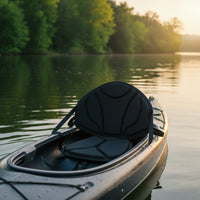 Padded Kayak Seat with Storage Bag Contoured Kayak Seat with Backrest for Fishing