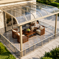 Wall-Mounted Awning, Front of Entrance, Sun Shade, Balcony, Aluminum Alloy, Terrace Roof, Rain Protection, Sun Protection