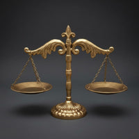Justice Scale Decor Desk Display Decorative Scale Gold Color for Wedding