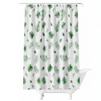 Geometric Print Water Barrier Waterimpervious Shower Screen Modern design for Students