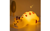 Giraffe Night Light Tap Control Rechargeable Bedside Lamp Timer Function