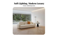 3-Seater Office Sofa Luxury Design curved Couch Modern design Commercial Furniture for Clients, Interior Designers, spa, Waiting Room, Lobby