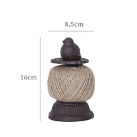 Cast Metal Avian Spool Stand Easy Unwind Home Decor Rustic for Garden