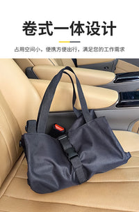 便携式电工工具包多功能手提车载耐磨卷筒帆布五金维修工具收纳包.