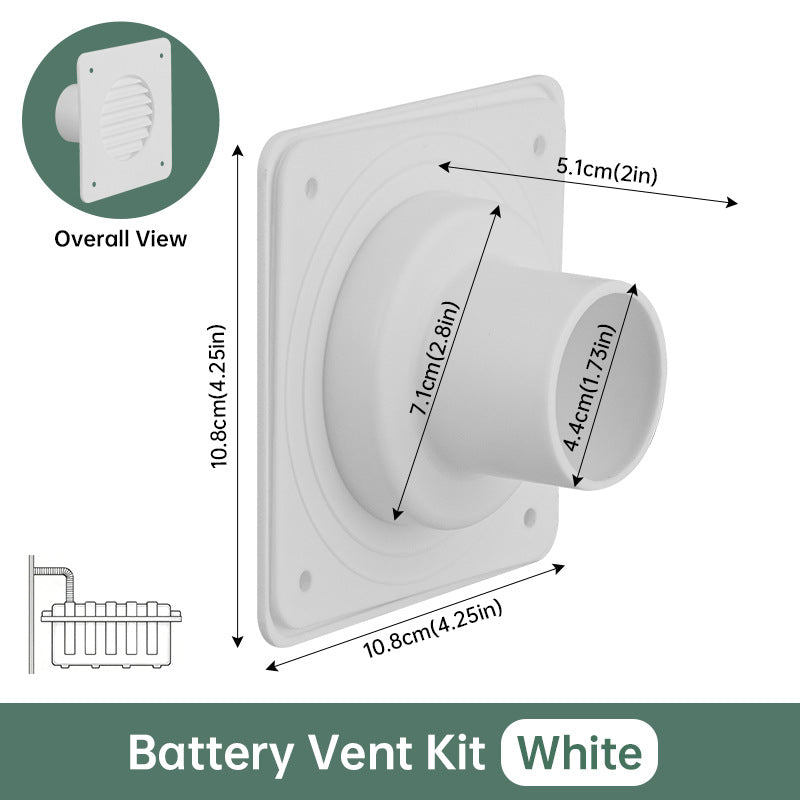 Vent Set-white