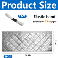 Air Conditioner Hose Insulation Cover Thermal Protection Sunshade Dustproof Portable Exhaust Pipe
