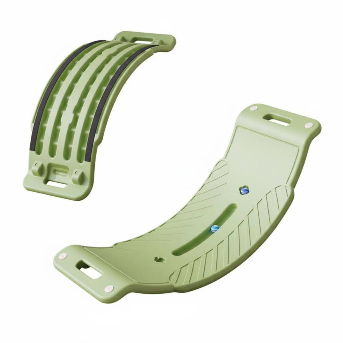 Balance Board with Handholds Molded Curved Balance Board Textured Toy for Playroom